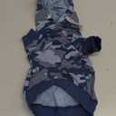 100% Organic Cotton Rocky - The Comfy Dog Hoodie Pet Coat for Small, Medium and Large Dogs, Navy Camo, XX-Small