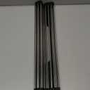 Roll Up Dish Drying Rack Over Sink, 17.5" x 15.2" Foldable SUS304 Stainless Steel Kitchen Dish Drainer, Heat-Resistant Multipurpose Rolling Sink Rack Organizer,Black