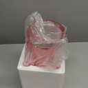 Bow Vase - Pink Glass Vase Cute Bow Decor, Unique Cute Decorative Bouquet Flower Pot Aesthetics for Living Room Home Table Centerpieces Shelf Modern Decor