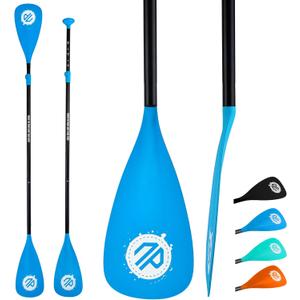 niphean Sup Paddle, Adjustable Paddle Board Paddles, Lightweight Kayak Paddle, Detachable Stand Up Paddle Board Accessories Oars with Aluminum Alloy Shaft and Fiberglass Blade, 4 Piece