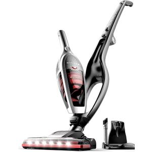 Roomie Tec SlimVac Cordless Vacuum Cleaner for Home  2200mAh Battery, High Suction Power, Lightweight 2-in-1 Handheld with Bagless Filter, 6 LED Headlights and Auto Recharge Station - Vincent