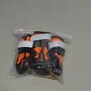 Hcpet Dog Shoes, Dog Boots for Small Dogs, Waterproof Medium Dog Booties Paw Protector for Summer Hot Pavement, Winter Snowy Day, Outdoor Walking, Indoor Hardfloors Anti Slip Sole Orange Size 1 (Width 1.57 in)