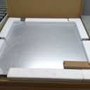 LOAAO 28X32 Inch Black Metal Framed Bathroom Mirror for Wall, Matte Black Bathroom Vanity Mirror Farmhouse, Anti-Rust, Hangs Horizontally or Vertically