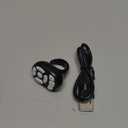 OUTXE Wireless Auto Clicker for TikTok, Bluetooth Remote Scrolling Ring for iPhone Hands-Free Liking/Page Turn/Volume Adjust/Take Photos Without Touching Phone Screen (Black)