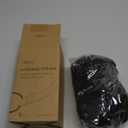 Luggage Straps 3 PCS for Suitcases TSA Approved 2 Short & 1 Long Adjustable Straps with Elastic Thick Rope for Connecting Suitcases and Bags Stably with Strap Buckle and Bottle Buckle Clip, Black