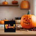 2 x Boo Decor Halloween Decorations Halloween Decor Lighted Pumpkin Decor Halloween Decor Halloween Table Decor Halloween Kitchen Decor Halloween Decorations for Home Office 5 X 5 Inch