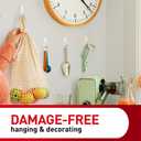Command 5 lb Large Utility Hooks, 14 Hooks and 16 Strips, Damage-Free Hanging Wall Hook with Adhesive Strips, No Tools Required, Great for Home Kitchen Office Organization