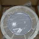 15 Inch Exhaust Fan Cover with Lens and Springs Replacement Fan Grille Assembly Compatible with Nutone 8663rp, 8664rp, 750, 751, and N750 Wall Ventilation Fan/Light Combos