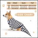 Dog Halloween Costume Sandworm Costume for Dogs Pet Halloween Snake Cosplay Black White Stripes Dog Funny Costumes for Party Medium Large Small Dogs(Medium)