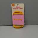 Citrus Bay Clear Travel Case. Orange