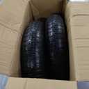 Taifa 14 Inch 2 PCS Solid Flat Free Replacement Tires and Wheels 3.50-8 with 5/8'' Bearing, Air Less Wheel for Wheelbarrow/Wagon/Hand Truck/Trolley/Garden Scooter etc.