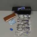 NOVIVON 6 Pack Reading Glasses with 6 Cases  Blue Light Blocking Readers for Women & Men, Computer eye glasses, Cheaters