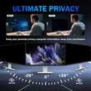 [2 Pack 24 Inch Magnetic Computer Privacy Screen for Monitor 16:9 Aspect Ratio Widescreen Monitor, Eye Protection Anti Glare Blue Light Filter, 24in Removable Black Anti Spy Protector Film