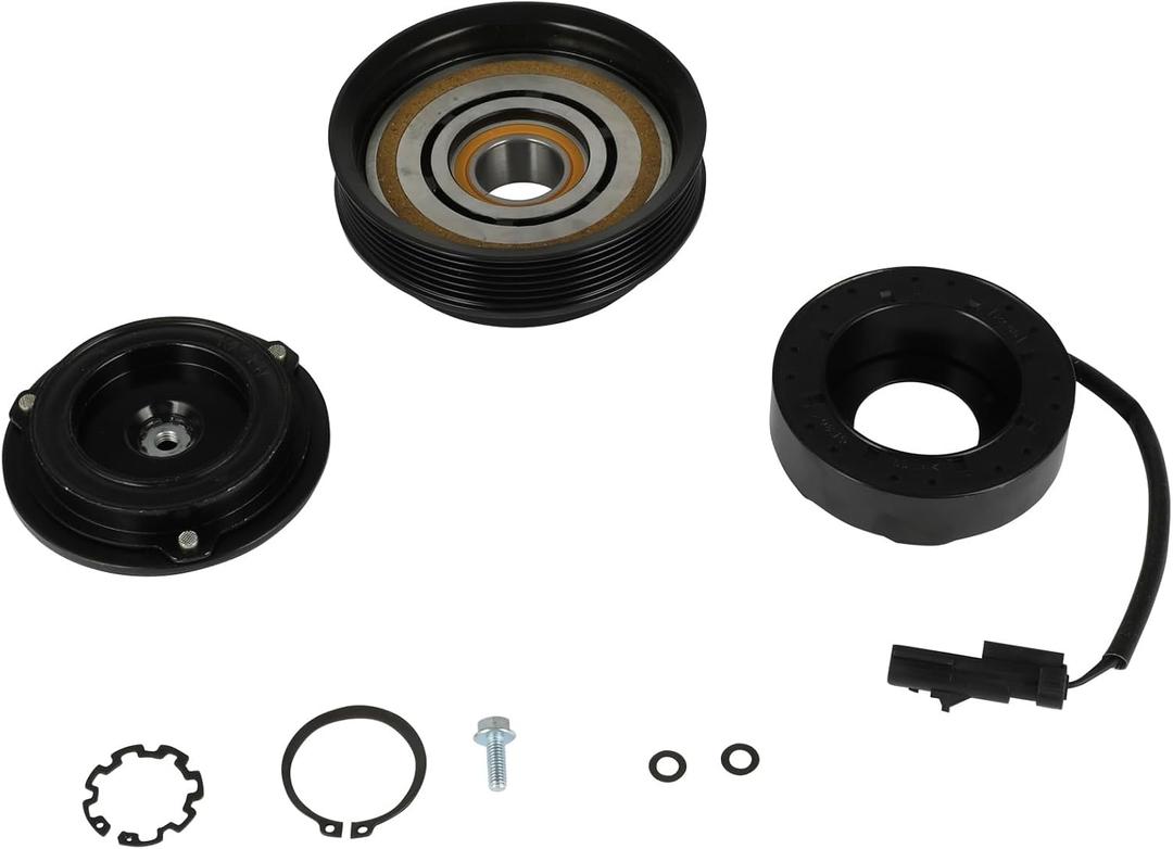 ECCPP A/C Compressor Clutch Fit for Jeep Grand for Cherokee 4.0L 2000-2006 Fit for Jeep TJ 4.0L 1999-2004 AC Clutch Kit