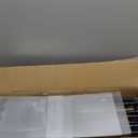 Jutom 6 Pack Adjustable Pedestal Stand Holder 8.5 x 11 Inch Heavy Duty Aluminum Sign Holder Vertical and Horizontal Sign Poster Stands Floor Standing Display for Advertisement Menu Display(Black)