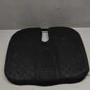 Dr. Scholl's Max Support Charcoal-Infused Posterior Seat Cushion, Memory Foam — Black