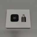 Wireless CarPlay Adapter, 2026 Upgraded Wired to Wireless for Apple CarPlay & Android Auto, Mini USB Design Car Play Adapter with Type-C Extension, Plug and Play, Stable Connection & No Latency (White)