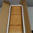 Bamboo Shoe Rack Organizer, 5 Tier Shoe Shelf Storage Organizer, for Entryway, Hallway, and Closet (Brown-31.5)