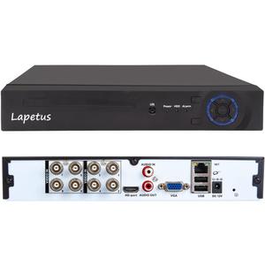 8CH 1080N Hybrid 5-in-1 AHD DVR (1080P NVR+1080N AHD+960H Analog+TVI+CVI) Standalone DVR CCTV Surveillance Security System Video Recorder Motion Detection HDD & Cameras not Included