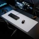 GLORIOUS Gaming Mouse Pad GMP 2 - XXL - Spill-Proof Mouse Pad, Optimised for Gaming Sensors, Balanced Surface for Speed & Control, Stitched Edges - 915mm x 460mm x 3mm - White 2XL Desk Mat, 36L x 18W inches