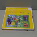 Musical Farm Animals Sounds Piano Mat for Kids, Sensory Educational Learning Toy with Drumset for Toddlers, Interactive Floor Touch Play Mat Dancing Keyboard Carpet for 1-5 Year Old Boy Girl Gifts