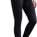 heipeiwa Women's Dress Pants Skinny High Waist Pull on Pants with Pockets Comfort Stretch Slim Fit Work Pants (Black), Size: X-Small