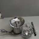 Nostalgia 4 Tier Electric Chocolate Fondue Fountain Machine for Parties - Melts Cheese, Queso, Candy, and Liqueur - Dip Strawberries, Apple Wedges, Vegetables, and More - 32-Ounce - Stainless Steel