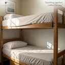 Cot Sheets, 31" x 75", 2 Pack, Ultra Soft Microfiber Cot Fitted Sheet for Narrow Twin Mattress/Camp Bunk Beds/RV Bunk Bed Sheets/Guest Beds/Army Cots/Trifold Mattress, 9 Inch Pockets, Blush