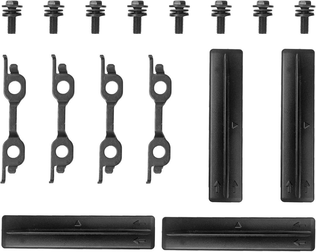 Roof Rack Removal Delete Kit with Covers Compatible with Toyota Vehicle 4Runner 2004-2023, Rav4 2006-2018 2.5L Replaces# 75596-35030, 63185-42020, 90119-08C47