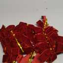 YTJGC 24 Pcs Red Velvet Ribbon Christmas Tree Bows Bow Tree Topper Door Garland Decor Vintage Wreath Bow Velvet Bows Ornaments for Christmas Trees Gifts Party Door Garland Wreath Deco (Burgundy)