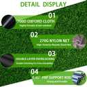 Target Golf Net 10x7FT, Portable Golf Practice Net Set with Hitting Mat & Training Targets Backyard Driving Chipping Swing Aid for Indoor Outdoor Use for Men/Dad