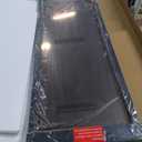 Alpine Corporation 72" Tall Indoor/Outdoor Mirror Waterfall Floor Fountain, LED Lights & River Stones, Elegant Bronze Finish for Home, Office, Patio & Entryway Decor