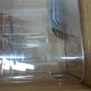 STORi Bliss 5-Compartment Plastic Cosmetics Storage Organizer, Set of 2 | Clear | Rectangular Divided Makeup Bin & Vanity Caddy with Pass-Through Handles | Round Corner Design | Made in USA