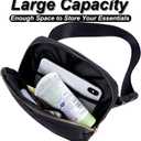 2 x Father's Day Gift: Personalized Crossbody Bag - Initial White H, Black