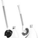 simplehuman Plunger and Toilet Brush Bundle, White
