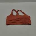 BRXL High Support Padded Sports Bra for Women Buttery Soft Criss Cross Back Strappy Workout Athletic Running Gym Bra (Large, Red)