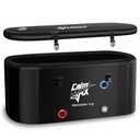 CalmMax XL Inflatable Ice Bath Tub for Athletes – 115 Gallon Cold Plunge Tub with Insulated Lid, Backpack & Chiller Compatibility, Black