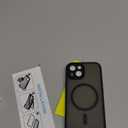 SPIDERCASE for iPhone 15 Case, Magnetic Translucent Matte Case with 2PCS Tempered Glass Screen Protector Slim Phone Case for iPhone 15 6.1'', Black