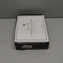 Heyalan SUS304 Stainless Steel Handheld Shower Wand High Pressure Luxury Shower Set High Flow Rectangle Hand Shower Spray with Wall Connector Holder and hose, Straight Style Matte Black