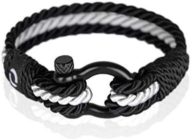 Mover Bracelets Paracord Bracelet for Men - Twisted Rope Bracelets for Men, Handmade Mens Bracelets Jewelry, Boyfriend Gifts Birthday, Pulseras Para Hombres, Men's Bracelet Gifts for Son Pack Of 2