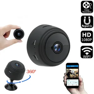 APP Iwfcam HD 1080P WiFi Smart Camera Very Small Camera Built in Larger Capacity Rechargeable Battery with Night Vison, Motion/Sound