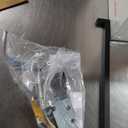 BarnSmith 30"x84" Concealed Sliding Barn Door, White Primed Flush Solid Core Sliding Hidden Barn Door with Soft Close Installation Hardware and Double Sided