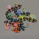 11 Pcs Magnetic Train Set Montessori Toys for 1 2 3 Years Old Toddlers Boys Girls, Wooden Animals Preschool Learning Easter Basket Stuffers Sensory Toys Birthday Gifts Ages 1-3, 2-4