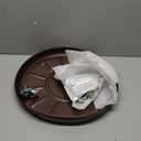 Heavy Duty Plant Caddy with Solid Rubber Wheels, Lockable, Increased Load Capacity, One-Minute Installation, Suitable for Indoor, Outdoor, Patio, Garden Settings, 14 Inches 3PACK, Brown