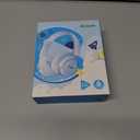 iClever BTH22 Kids Bluetooth Headphones, 60H Play Time, 74/85 dBA Safe Volume, Bluetooth 5.4, USB C, Over Ear Kids Headphones Wireless with Mic AUX Cord for iPad/Tablet/Travel, Blossom Pink