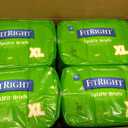 FitRight Adult Diapers, Extra+ Heavy Absorbency, XL (Waist Size 56in-64in), 80 Count, OptiFit Incontinence Briefs for Men and Women, Disposable, Moisture-Wicking, Leak Protection,