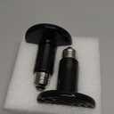 Simple Deluxe 100W 2-Pack Ceramic Reptile Heat Lamp Heat Emitter Bulb No Light Emitting Brooder Coop Heater for Amphibian Pet & Incubating Chicken, Black