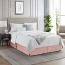 Nestl Taupe Bed Skirt Queen Size - Queen Bed Skirt 14 Inch Drop - Brushed Microfiber Bed Skirts - Hotel Quality Pleated Bed Skirt - Shrinkage & Fade Resistant