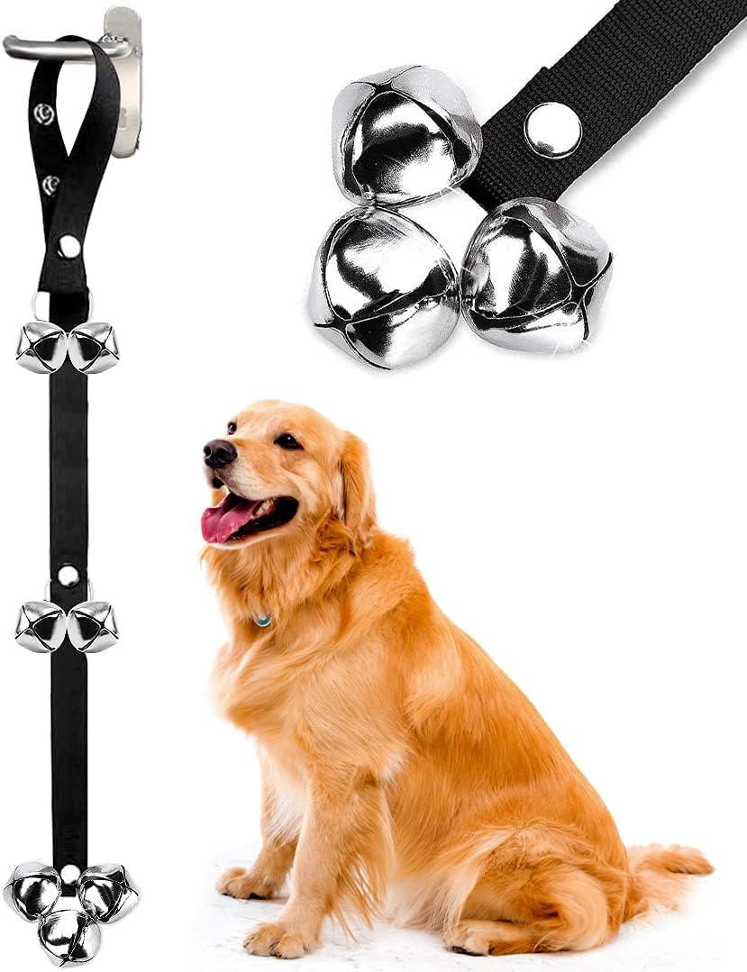 BLUETREE Dog Doorbells Premium Quality Training Potty Great Dog Bells Adjustable Door Bell Dog Bells for Potty Training Your Puppy The Easy Way - 7 Extra Large Loud 1.4 DoorBells 