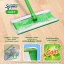 Swiffer Sweep + Mop, Wet Pads Refill, Floor Cleaner for Dirt, Dust, Hair, Cleaning Cloths for Mopping Home, Bathroom, Kitchen, All Purpose Multi-Surface Floor Wipes, Gain, 24ct